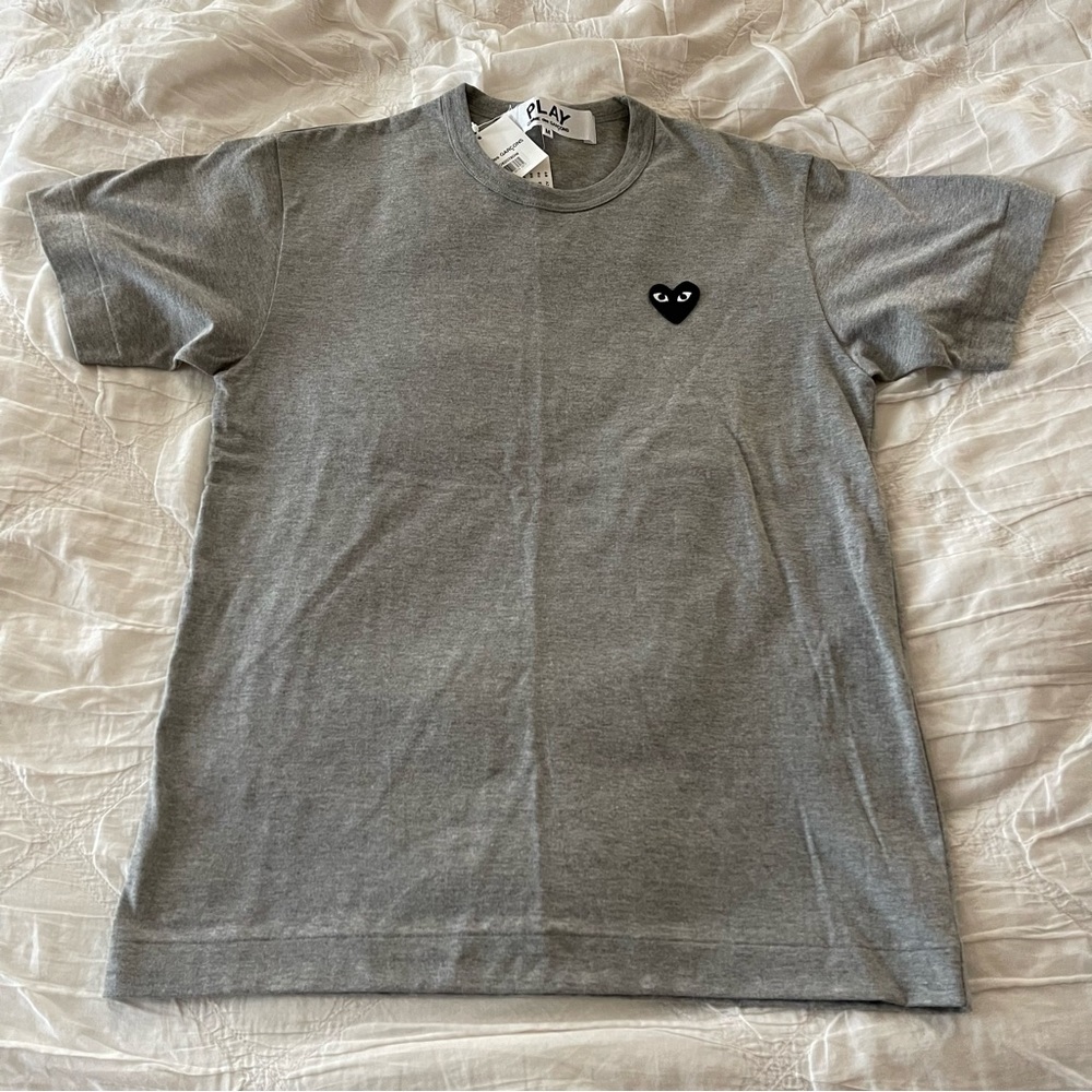 Cotton Crewneck T-Shirt Short Sleeve COMME DES GARÇONS PLAY